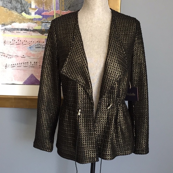 Rafaella Drawstring Textured Jacket - Picture 2 of 3